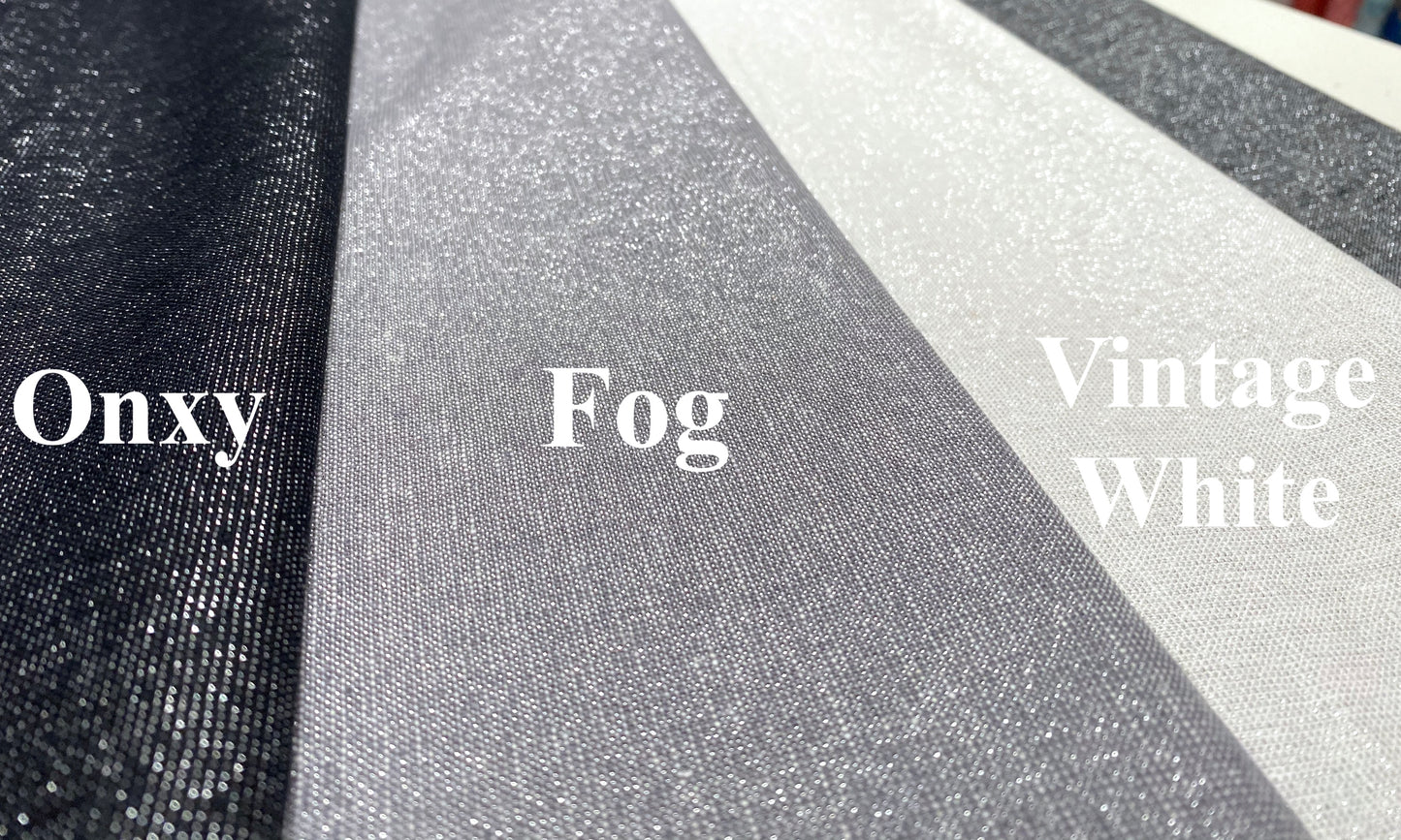 Essex Dyed Metallic By Robert Kaufman: Linen Cotton Blend (choose color & length)