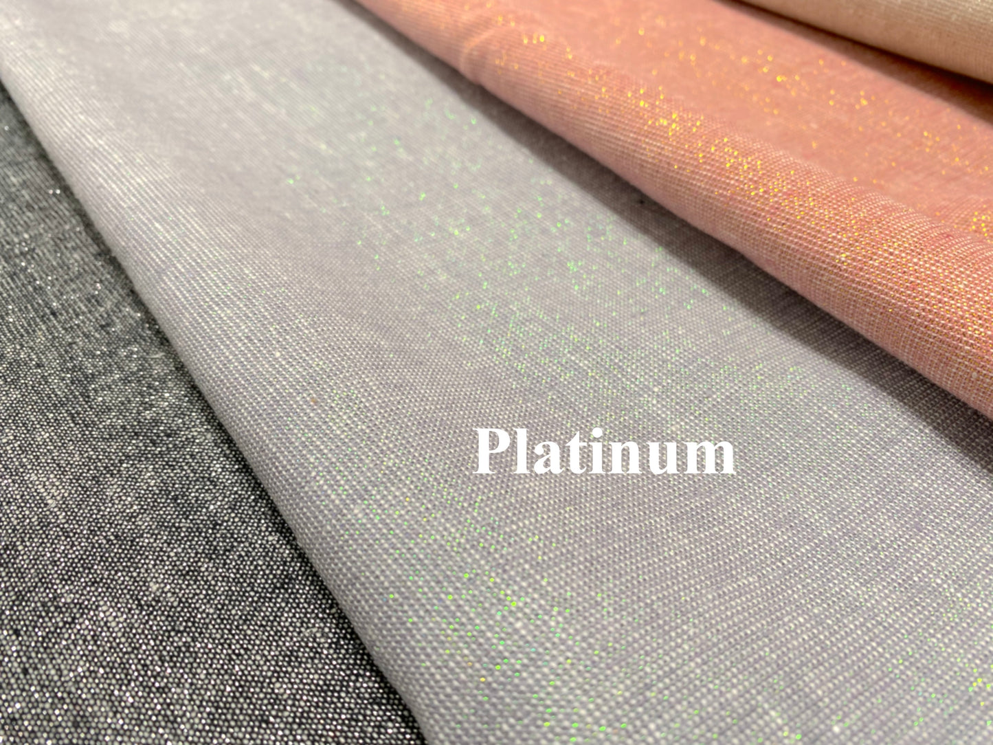 Essex Dyed Metallic By Robert Kaufman: Linen Cotton Blend (choose color & length)