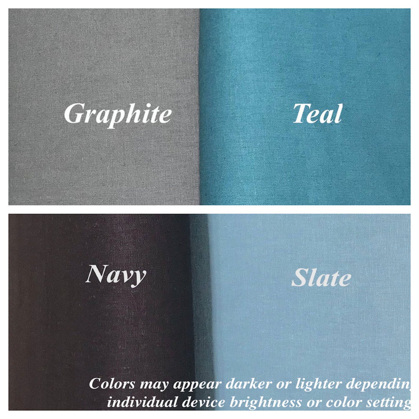 Essex Fabric By Robert Kaufman : Linen Cotton Blend (choose color & length)