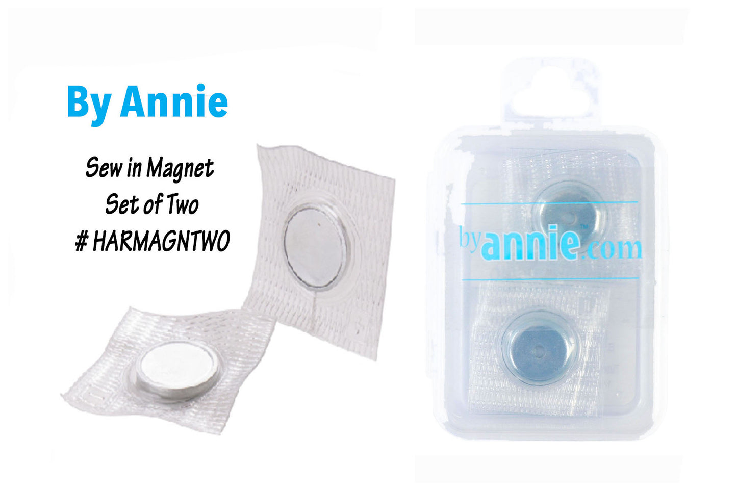 Byannnie SEW in MAGNETS Set of Two ; Great for Sewing Bags, Duffles & More HARMAGNTWO