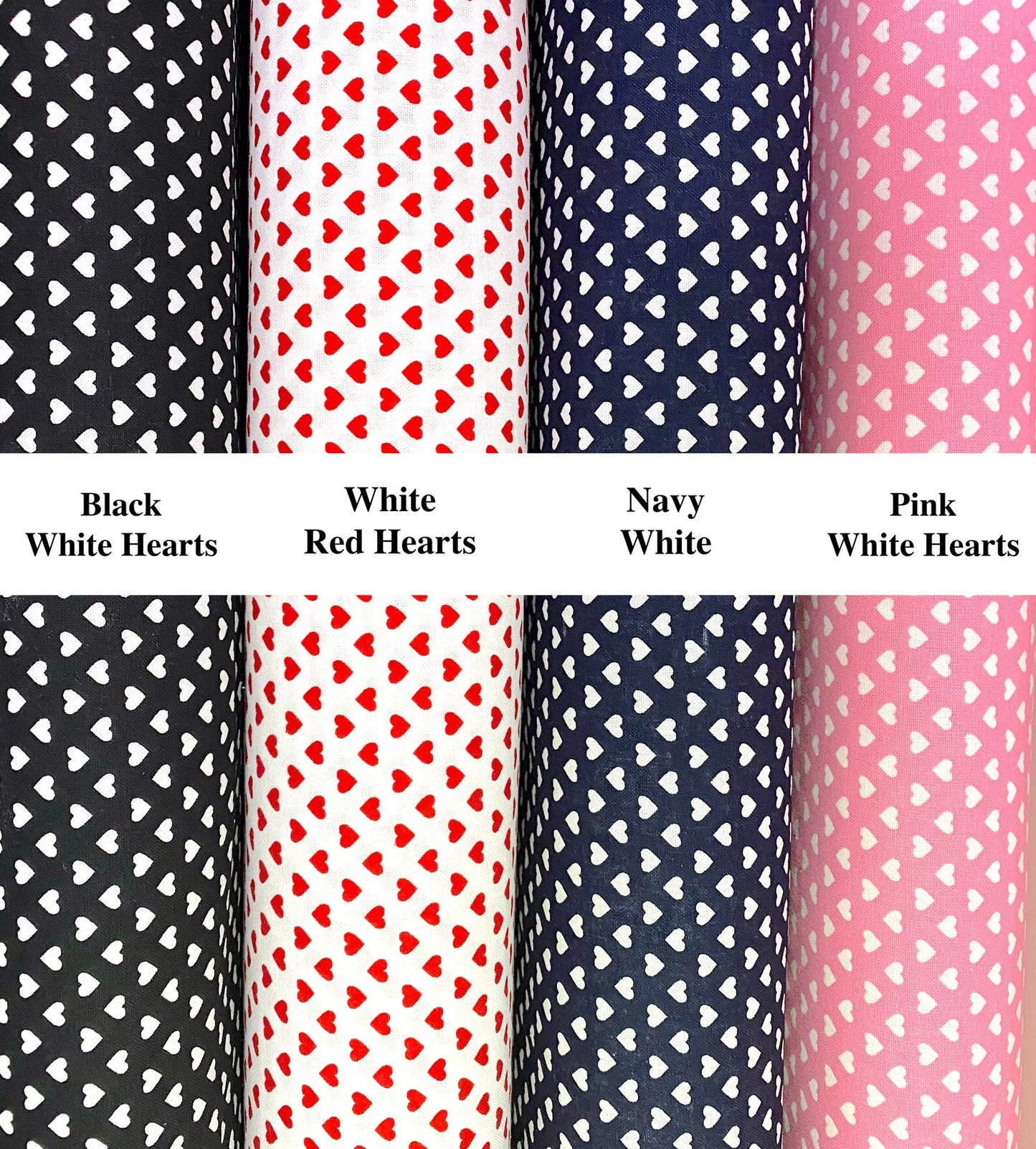 Robert Kaufman's Classiques Sevenberry Hearts Fabric 100% Quilt Cotton (Sold 1/2yd & Up)