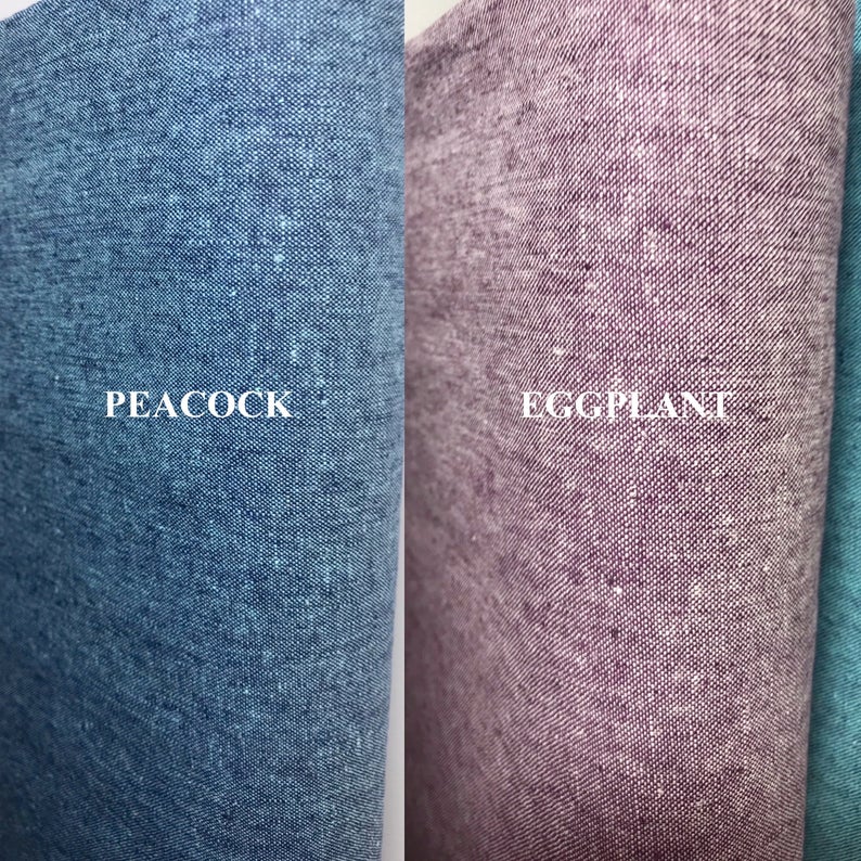 Essex Yarn Dyed Fabric By Robert Kaufman Linen Cotton Blend (Choose Color & Length)