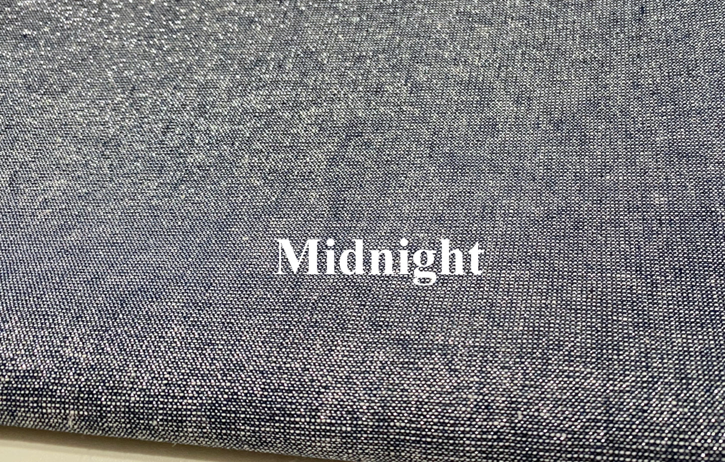 Essex Dyed Metallic By Robert Kaufman: Linen Cotton Blend (choose color & length)