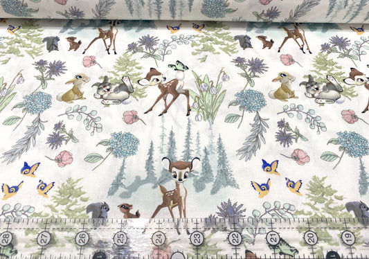 Bambi Disney Cotton Fabric Licensed Spring Creatives 100% Quilt Cotton