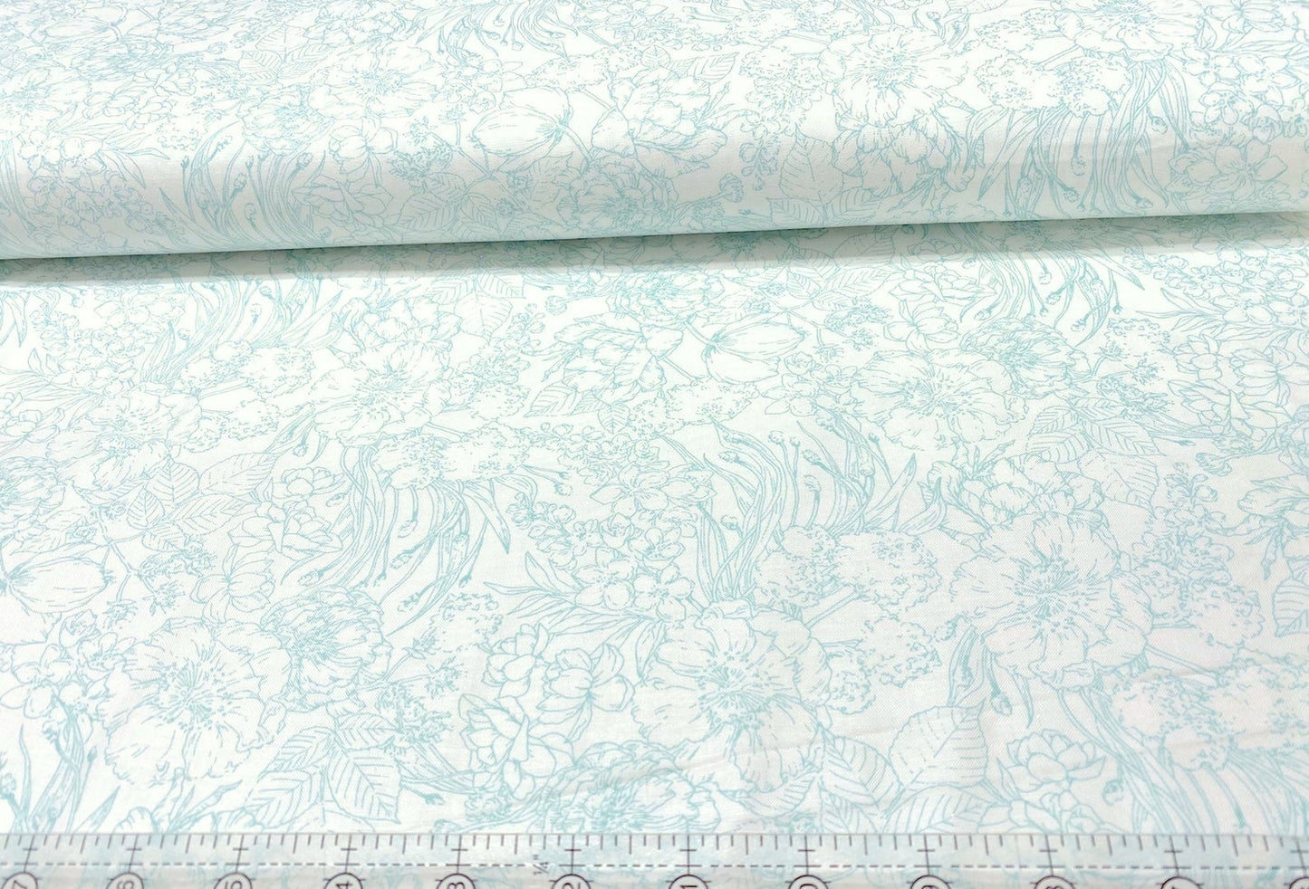 Robert Kaufman's Nature's Notebook White Blue Fabric by Briar Hill 100% Quilt Cotton