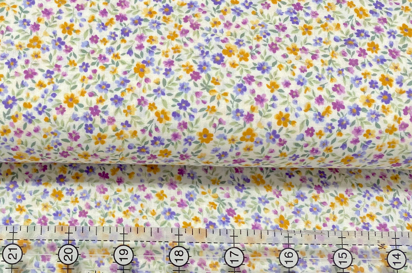 Robert Kaufman's Fabric Sevenberry Petite Boutique Spring Floral Fabric 100% Quilt Cotton